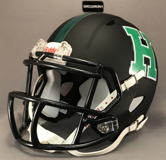Highland Hornets HS (OH) 2019 helmet Matte Black